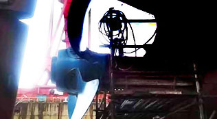 Controlled Pitch Propeller Dismantling & Repair Including Tail Shafts